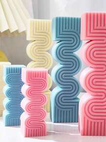 1 pièce Porte-bougie d'aromathérapie en forme de S fait main, légère variation de couleur, décoration de chambre, cadeaux