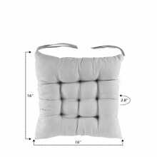 4PCS Chair Seat Garden Pads Furniture Dining Patio Outdoor Tie On Cushions 40cm