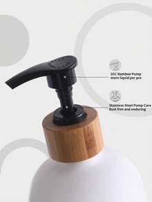 2 chai/1 chai dung tích lớn 475ml dùng khi đi du lịch, loại bình xịt dạng nén di động, thích hợp đựng sữa tắm, dầu gội, kem dưỡng da, xà phòng rửa tay, sữa rửa mặt và các loại kem dạng lỏng khác - Nhiều màu - Xem 5