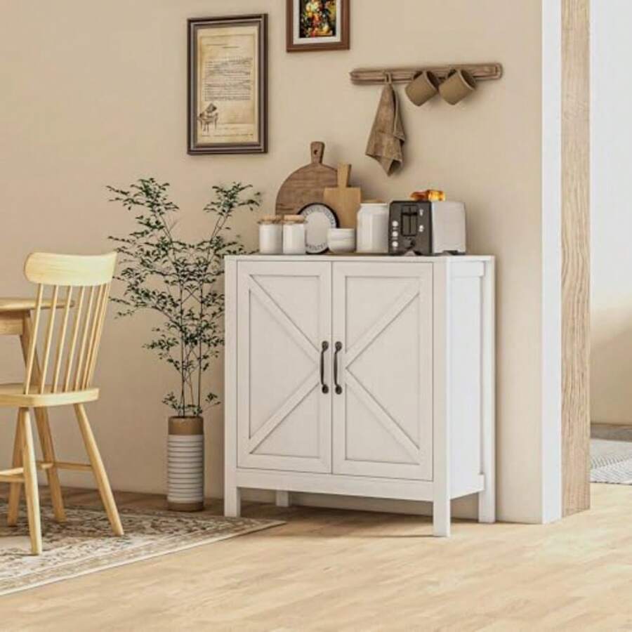 Aparador para Salón Moderno Mueble de Salón con Estante Ajustable y