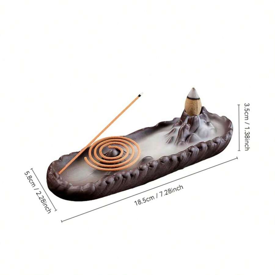 Incense Burner, Waterfall Design 3In1 Incense Holder Home Fragrance