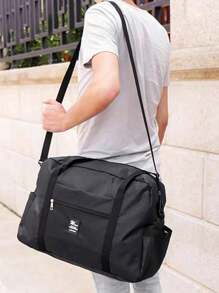 大容量折叠行李袋 - 便携、轻便、旅行收纳，配有能量套手推车 - 非常适合家庭被子衣服收纳和复活节礼物 Suffle 女士包