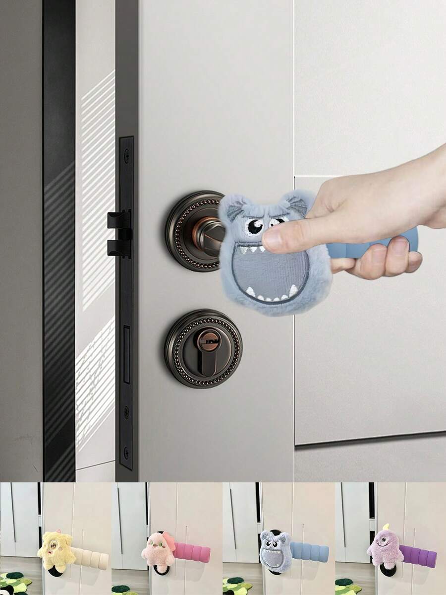 AntiStatic Cute Cartoon Door Handle Cover Suitable For AntiFreeze