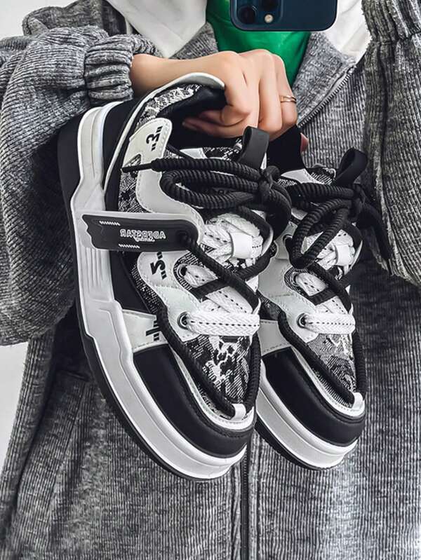 Zapatillas casuales de suela gruesa, de moda, versátiles, ligeras y transpirables para hombres