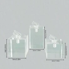 Acrylic Transparent Ring Display Holder Jewelry Showcase Rack Ring Stand Display Props - Multicolor - View 10