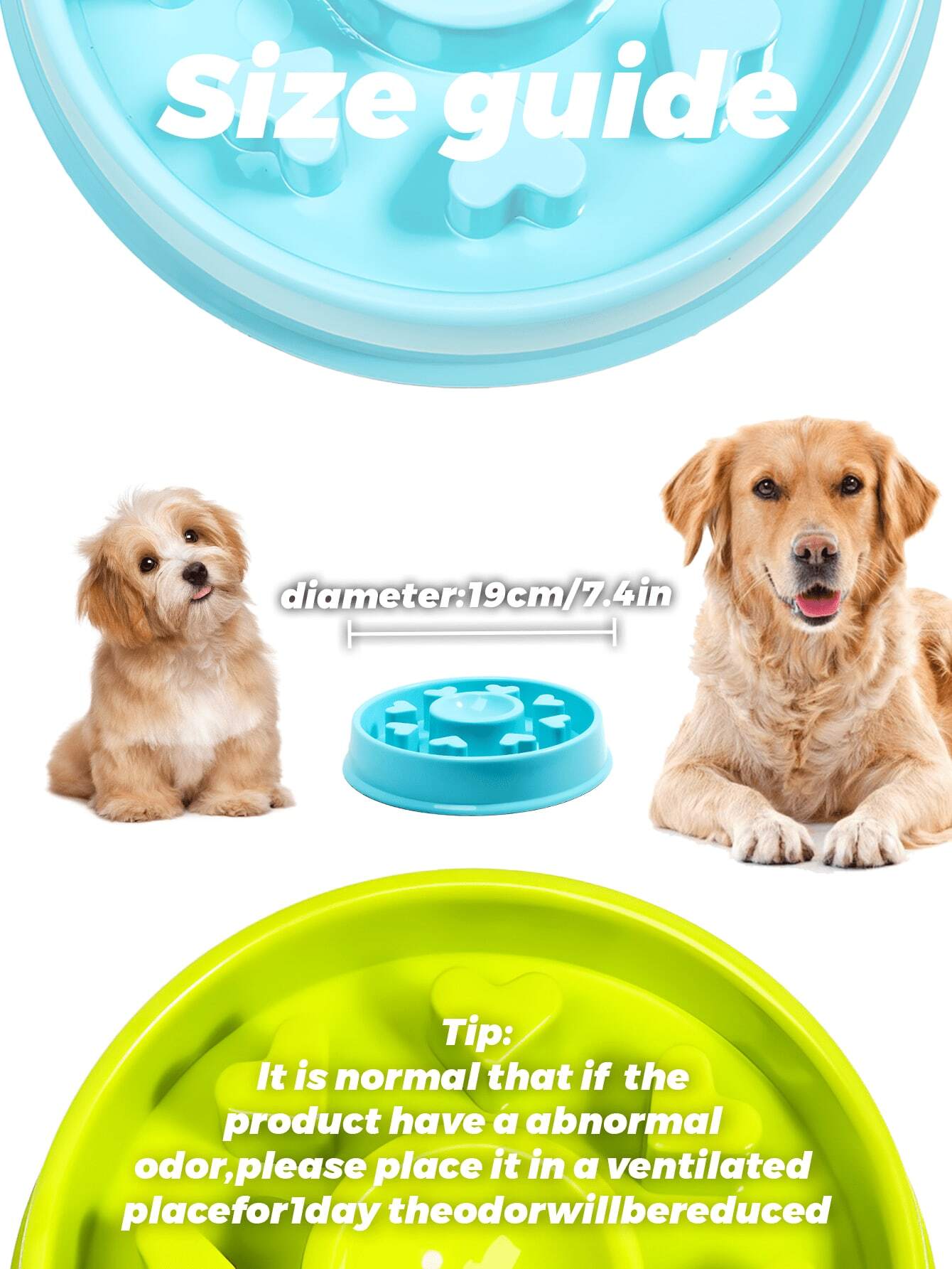 Slow Feeding Dog Bowls, Small And MediumSized Dog Breeds, Various Cats