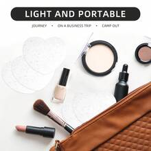 5/10 片压缩面部海绵，100% 天然美容水疗海绵，用于日常面部清洁、去角质面膜、卸妆。适合居家和旅行。可重复使用的化妆海绵、用于洗脸的面部海绵、用于面部的心形海绵、美容师用的面部海绵 - 白色 - 查看 8