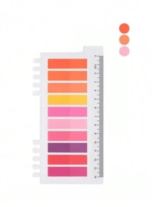 1set Transparent Sticky Notes, Student File Marker Stickers, Colorful Index Tabs, Office File Dividers, Bible Reading Adhesive Markers Back To School