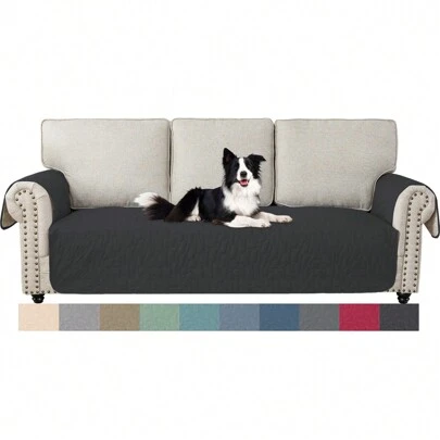  Ystyle Sofa Cover 1/2/3/4 Seater With Armrests, Waterproof Sofa Cover For Dogs, Sofa Covers Without Backrest, Quilted Universal Sofa Cover, Sofa Cover Non-Slip Anti-Scratch