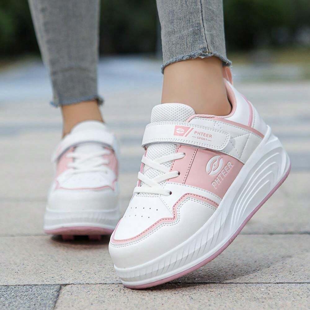 New FourWheel Drive Skate Shoes, Men And Women MultiFunctional