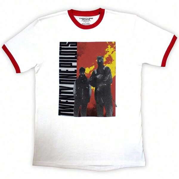 Hey Rusty Twenty One Pilots | Unisex Ringer T-Shirt | Side Stand Ringer - 24-Hour Fast Shipping!