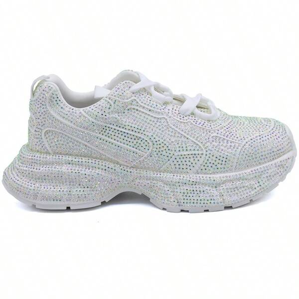 Tenis Sneakers con Brillo Casual para Mujer Hanna Mx Princess