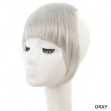 Synthetic 26Colors Real Thick 31g Natural Bang Wig Black Brown Auburn Red Clip In On Bangs Hair