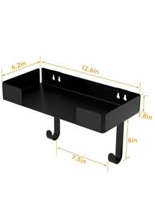 Soporte de pared para tabla de planchar, estante de almacenamiento de tabla de planchar montado en la pared, adecuado para la lavandería, juego de plancha y tabla de planchar, con gran espacio de almacenamiento