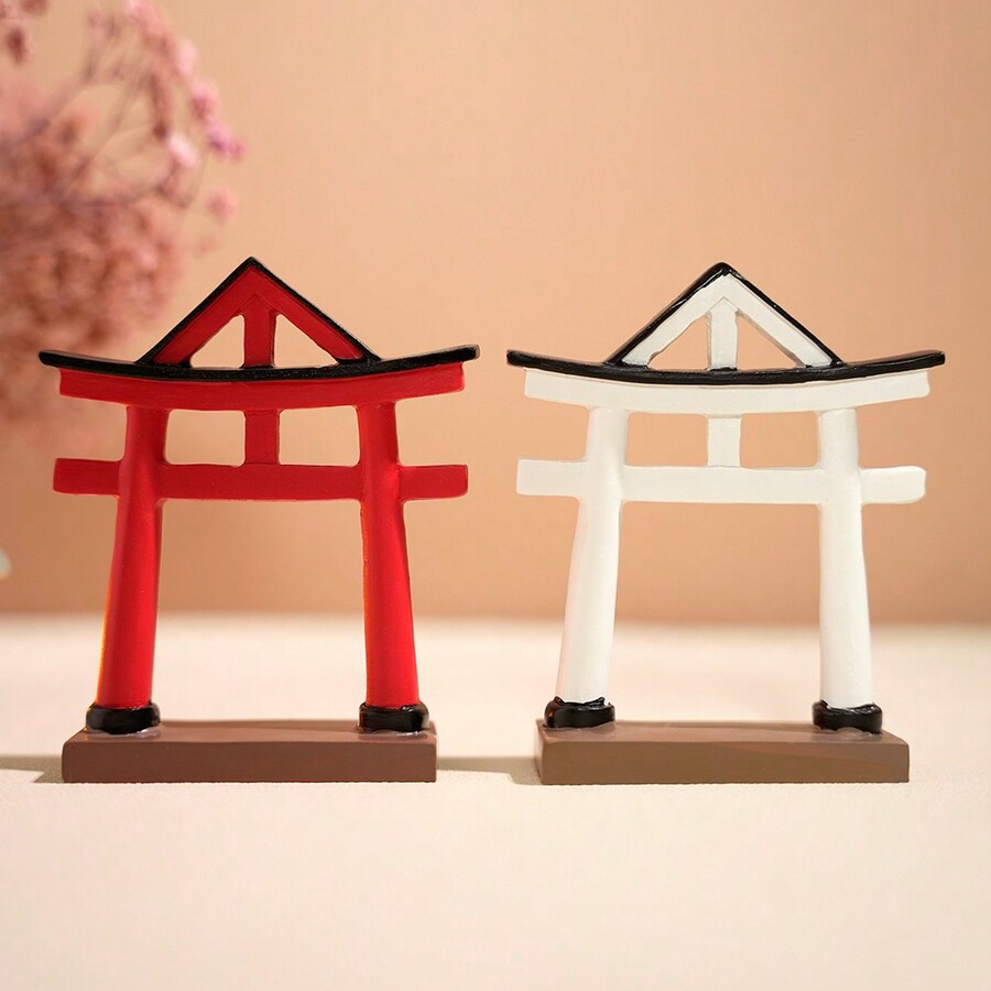 Japanese Style Torii Gate Ornament Prop, Zen Decor Supplies For