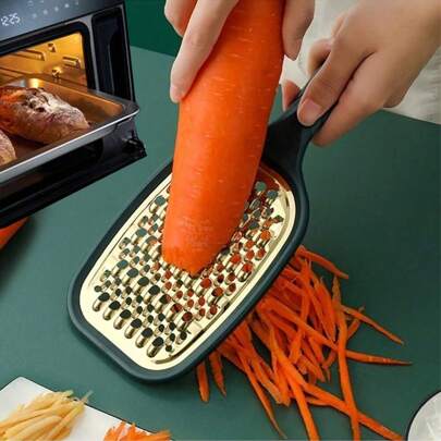 مبشرة مطبخ من الفولاذ المقاوم للصدأ - مثالية للبطاطس والفجل وغيرها - سهلة التنظيف ، مبشرة خضروات وفواكه متينة