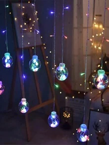 Luces LED de Navidad de Santa Claus de forma de esferas - Amarillo - Ver 3