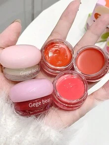 Gege Bear 果酱果冻固体唇彩，保湿不粘腻，秋冬口红 - 彩色 - 查看 4