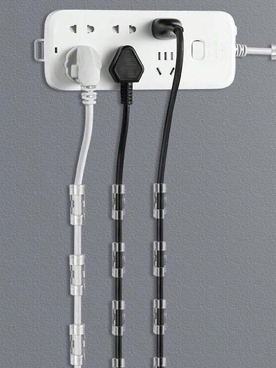 Self Adhesive Cable Organizer Clips, Wire Management Clips For Power
