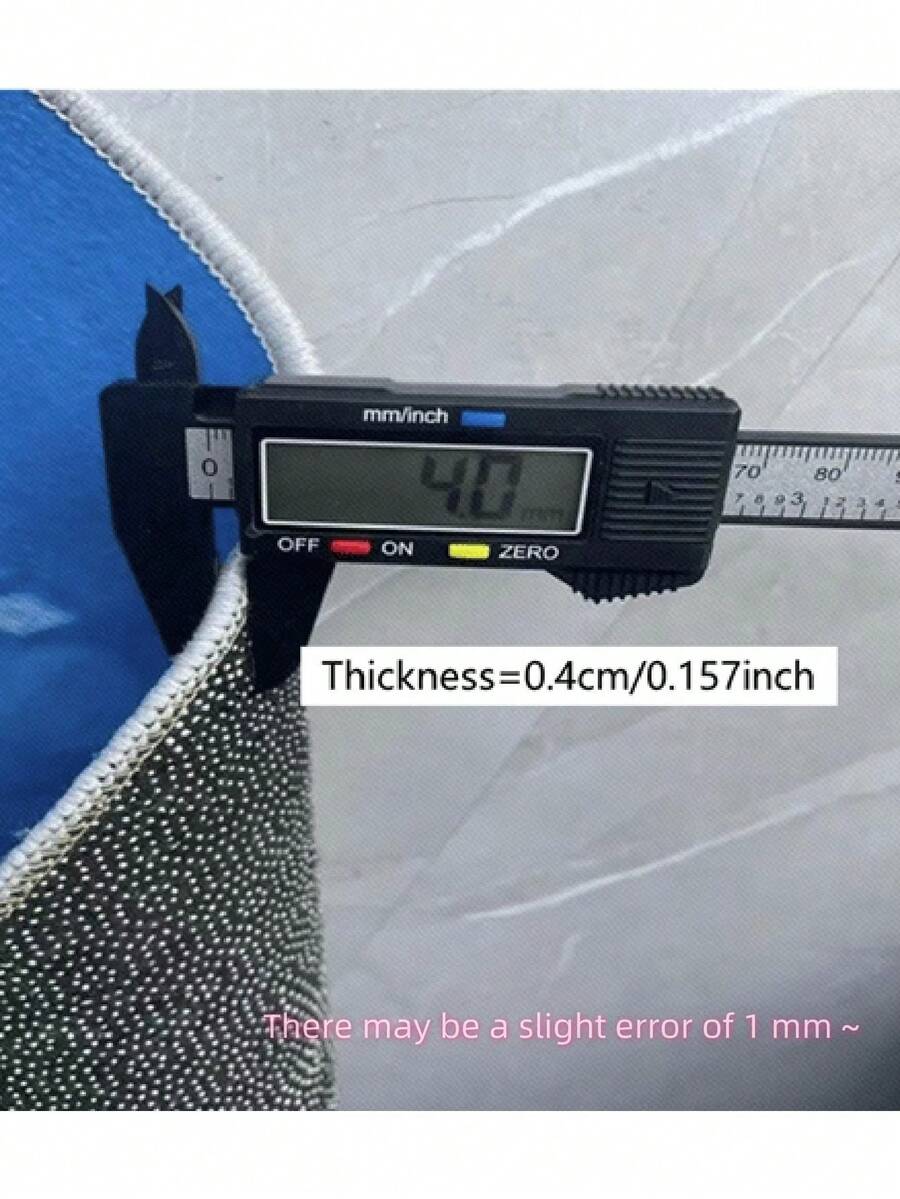 1pc Floral Pattern Hallway Carpet, Retro Distressed Carpet, Blue