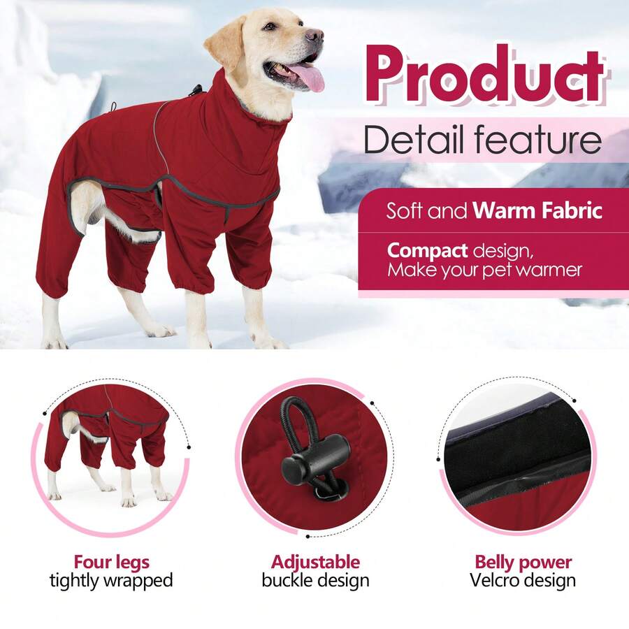 Pet Coats & Jackets For Dogs, FourLegged Tightly Wrapped And