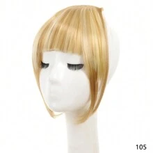 Synthetic 26Colors Real Thick 31g Natural Bang Wig Black Brown Auburn Red Clip In On Bangs Hair