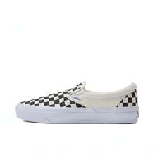 Vans Giày vải Unisex Slip-On Reissue 98 2024/Giày thể thao đế thấp bằng cao su lưu hóa VN000CSE2BO - màu đen - Xem 1