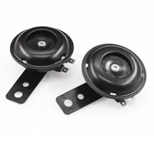 NetHong 2xHORN 12V Waterproof Loud 105dB Universal Motorcycle Car UTV ATV Boat Auto Bike - Black - View 8