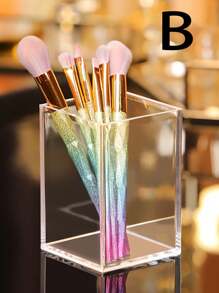 Hộp đựng cọ trang điểm bằng acrylic trong suốt dùng để trang trí để bàn, tủ đựng đồ phòng tắm hoàn hảo, quà tặng lý tưởng cho phụ nữ, quà tặng ngày lễ tình nhân, quà tặng giáng sinh, quà tặng halloween, quà tặng năm mới, cho bãi biển ngày lễ, bộ sưu tập phòng tắm, bộ sưu tập phòng ngủ, dung tích lớn - Nhiều màu - Xem 8