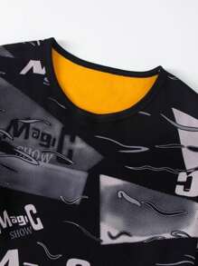 4pcs/Set Men's Thermal Underwear Set, Fashionable Casual Base Layer Clothing For Autumn/Winter