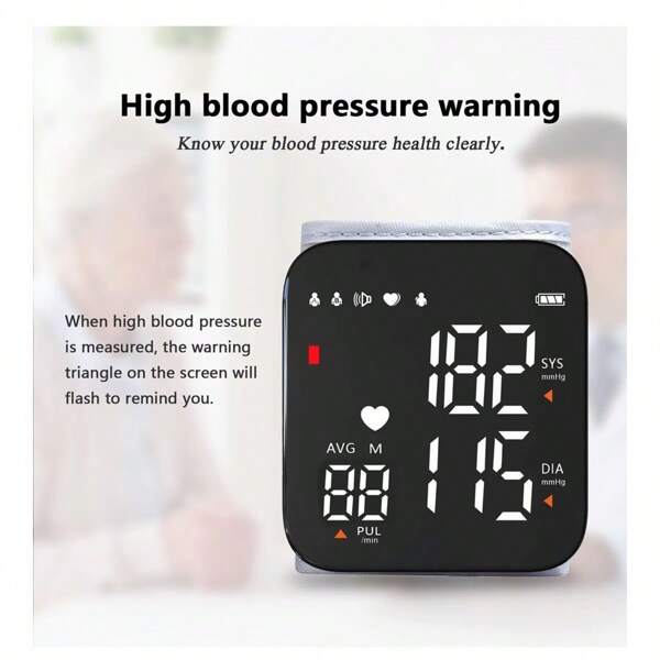 Nouveau design Tensiomètre ambulatoire portatif automatique et sûr Moniteur de pression artérielle médicale Sphygmomanomètre