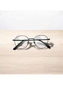 Metal Material Adult Glasses Frame B5013 - màu đen - Xem 1