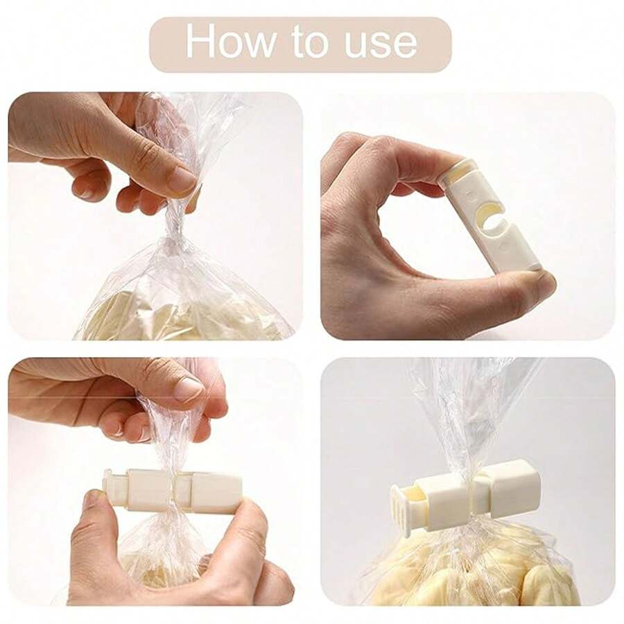 20 Pack, Colored Bread Bag Clip Food Clip, Food Storage Bag Clip