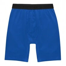 Hanes Sport Men's Performance Compression Shorts, 9" - Awesome Blue/Ebony - View 4