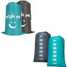 Bolsa de almacenamiento plegable con cordón de cierre, de gran capacidad y resistente al agua, organizadora portátil multifuncional para ropa, ropa interior, zapatos, cubierta anti polvo para viajes, para primavera, minimalista, blusas de verano