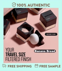 HUDA BEAUTY Mini Easy Bake Loose Baking & Setting Powder – 0.21 Oz / 6 G, Lightweight, Long-Lasting Banana Setting Powder For Makeup Baking And Oil Control, Brightens And Sets For A Smooth Finish - 顏色: 香蕉麵包 - 查看 1
