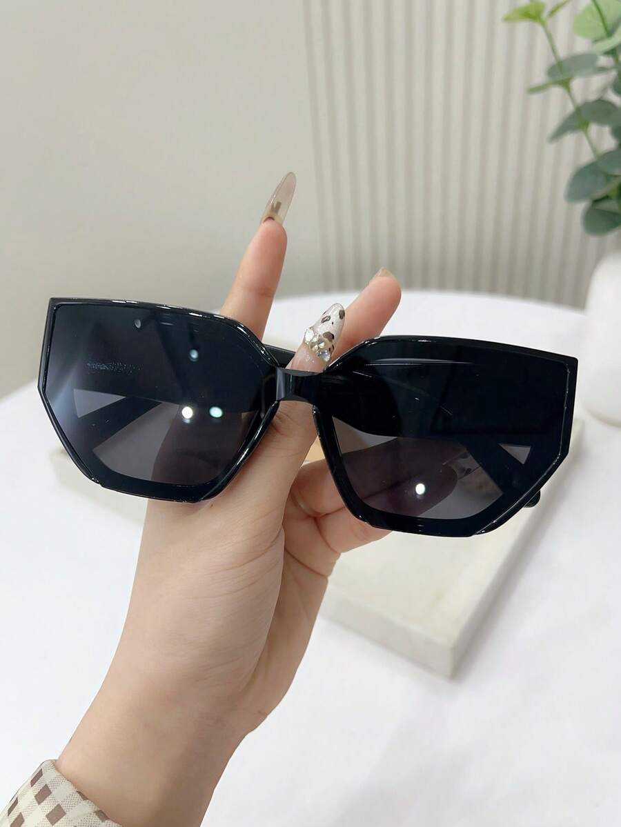 1 chiếc kính thời trang cá nhân hóa phong cách đa giác Unisex, thích hợp cho bãi biển, chụp ảnh ngoài trời - Nhiều màu - Xem 1