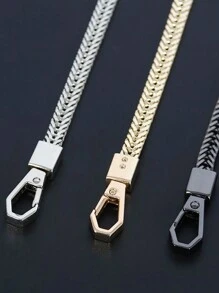 蛇骨链单肩包带金属链环时尚配饰圣诞礼物感恩节礼物 - 彩色 - 查看 1