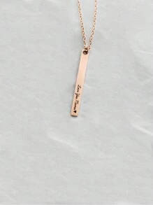 Collar personalizado con grabado de 1 a 3 nombres, collar con colgante de varios niveles, collar personalizado para mujer, regalo para aniversario, Día de San Valentín, cumpleaños, fiesta, Día de la Madre, Valentín - Oro rosa - Ver 7