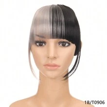 Synthetic 26Colors Real Thick 31g Natural Bang Wig Black Brown Auburn Red Clip In On Bangs Hair