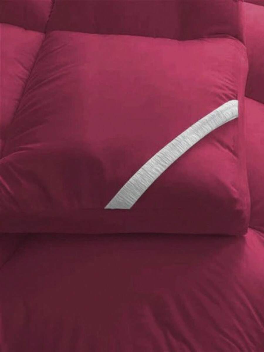 Pillow Top QUEEN Micropercal 400 Threads - LUXURY - 玫紅色 - 查看 1