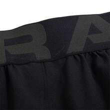 Under Armour 男友风男士梭织修身运动裤，简约时尚，适合跑步、健身和休闲穿着 - 黑色 - 查看 3