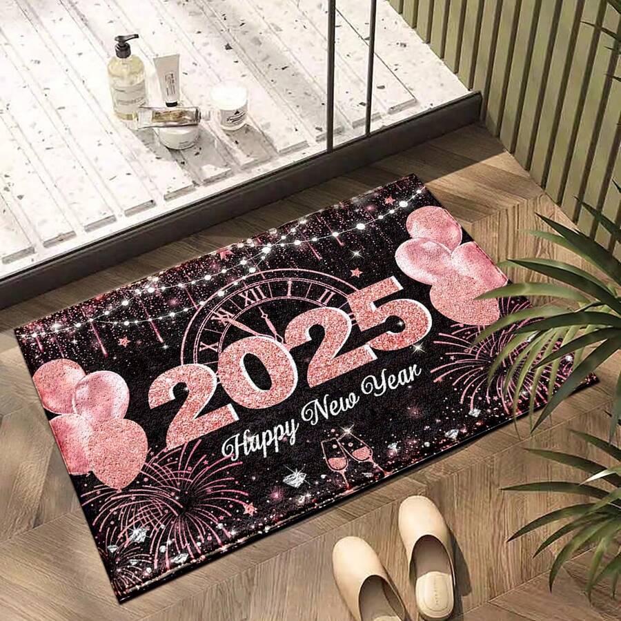 1 tấm thảm vuông bằng len giả 2025 - Thảm chống trượt khô nhanh, thích hợp cho trang trí phòng tắm, nhà bếp và phòng khách - Nhiều màu - Xem 1