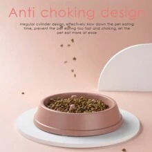2 PIEZAS Comedero duradero para perros y gatos pequeños y medianos, tazón de comida lenta antideslizante para perros, laberinto divertido para usar en interiores y exteriores, fácil de limpiar 8.86*1.77*6.5 pulgadas - Rosa - Ver 2