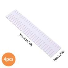 4 件装抽屉式整理隔板，衣柜隔板，可调节隔间分隔板，用于内衣整理连衣裙裤子鞋子牛仔裤靴子裙子卧室，整理器，整理器，家庭存储，女式白色 T 恤，女式黑色裤子，女士冬装，连衣裙，女士冬装，优雅女装，女士白衬衫，长袖，女士白色连体裤，女士春季连衣裙，女士春季服装，春季，春季服装，极简主义，夏季上衣