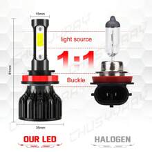 CHUSYYRAY CHUSYYRAY LED Compatible For 2007 2008 2009 2010 2011 2012 2013 2014 2015 Chevy Silverado 1500 2500 3500 LED Headlight Bulbs 9005 High Beam H11 Low Beam 5202 LED Fog Light Bulbs Kit, 6-Pack