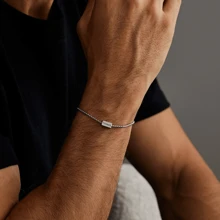 Vòng tay khắc tên theo yêu cầu dành cho nam, vòng tay thép không gỉ khắc nhiều mặt, quà tặng Ngày của Cha (có thể khắc họ), quà tặng cho phái nam, bạc, vàng, thời trang, nhiều màu sắc, cổ điển, tối giản, unisex, thường ngày, dễ thương, tùy chỉnh, cá nhân hóa, độc đáo, quà tặng lý tưởng cho nam, quà tặng lý tưởng cho nữ, bạn trai, bạn gái, bố, mẹ, gia đình, bạn bè, kỷ niệm, sinh nhật, tốt nghiệp, dạ hội, tiệc tùng, trang sức thép không gỉ, trang sức dành cho nữ. - Nhiều màu - Xem 14