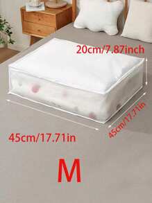 1 Piece /2 Pieces Optional Of EVA Visible Clothes And Quilt Storage Box, Drawer-Type Organization Bag, Dust-Proof And Moisture-Proof Luggage Bag, Three Specifications: S/M/L Dress Pants Shoes Jeans Boots Skirtbedroom,Organizer,Organiser,Home Storage,White T Shirt Women,Black Pants Women,Ladies Winter Clothes,Dress,Winter Clothes For Ladies,Elegant Woman Dresses,White Shirt For Ladies,Long Sleeve,White Jumpsuit For Women,Spring Dresses For Women,Spring Outfits For Women,Spring,Spring Clothes,Minimalist,Summer Tops - White - View 6