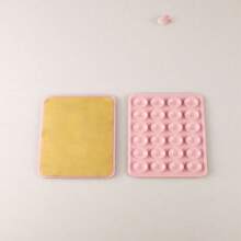 5 件装硅胶吸盘硅胶吸盘方形手机壳背面硅胶吸盘 24 件装大号吸盘硅胶手机吸盘 - MV325--淺粉紅色 - 查看 3