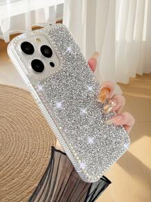 غطاء هاتف TPU مرصع بالماس بالكامل 1 قطعة